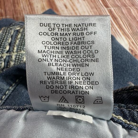 Vigoss HERITAGE FIT Sz 22 High Rise Raw Hem Crop Straight Jeans Denim Pant 38x26 - Picture 10 of 11